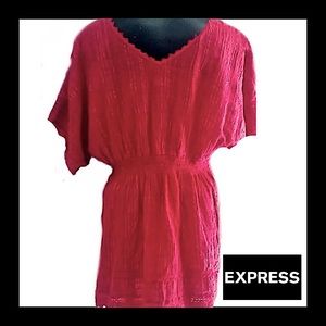 Express Womens fuchsia top 2/$15